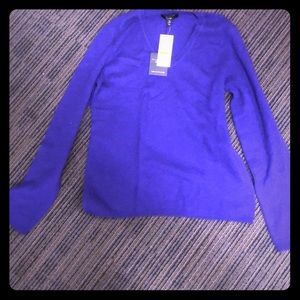Stunning new purple cashmere cashmere sweater